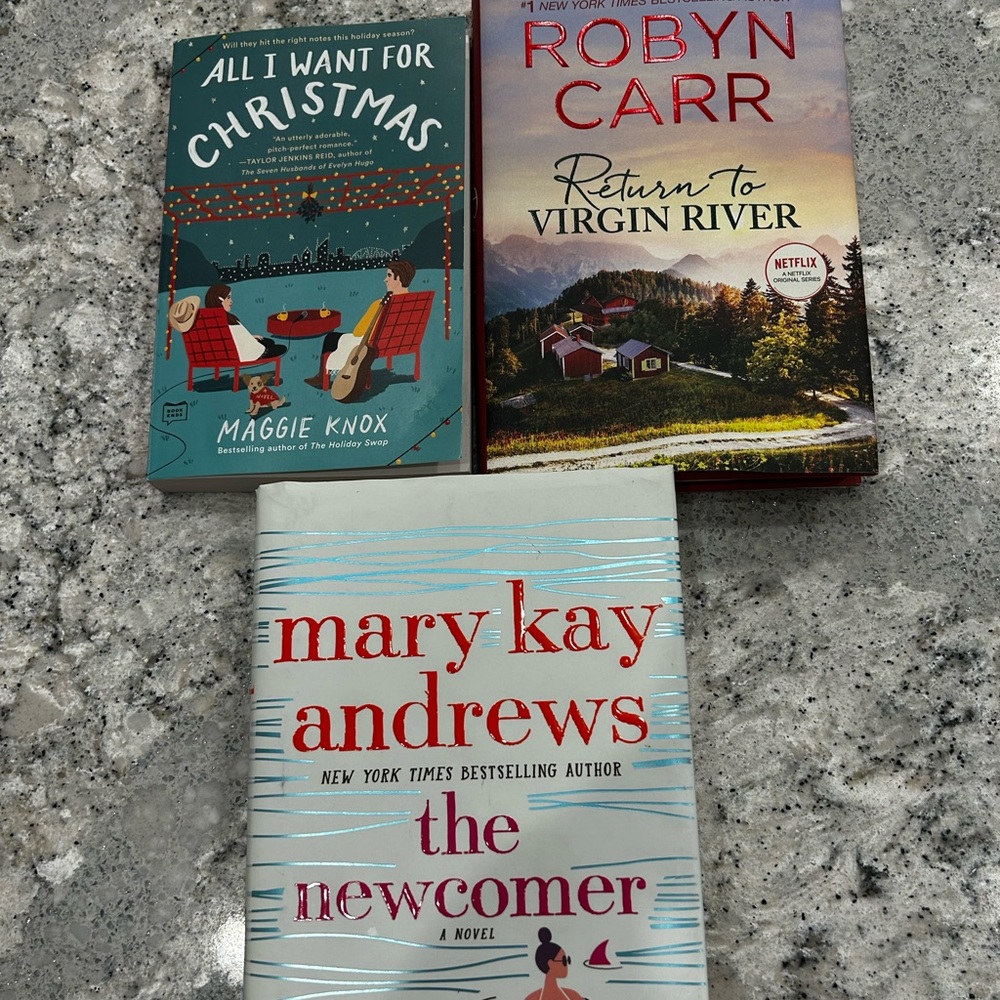 Book Bundle! All I Want for Christmas, Return to Virgin River, The Newcomer